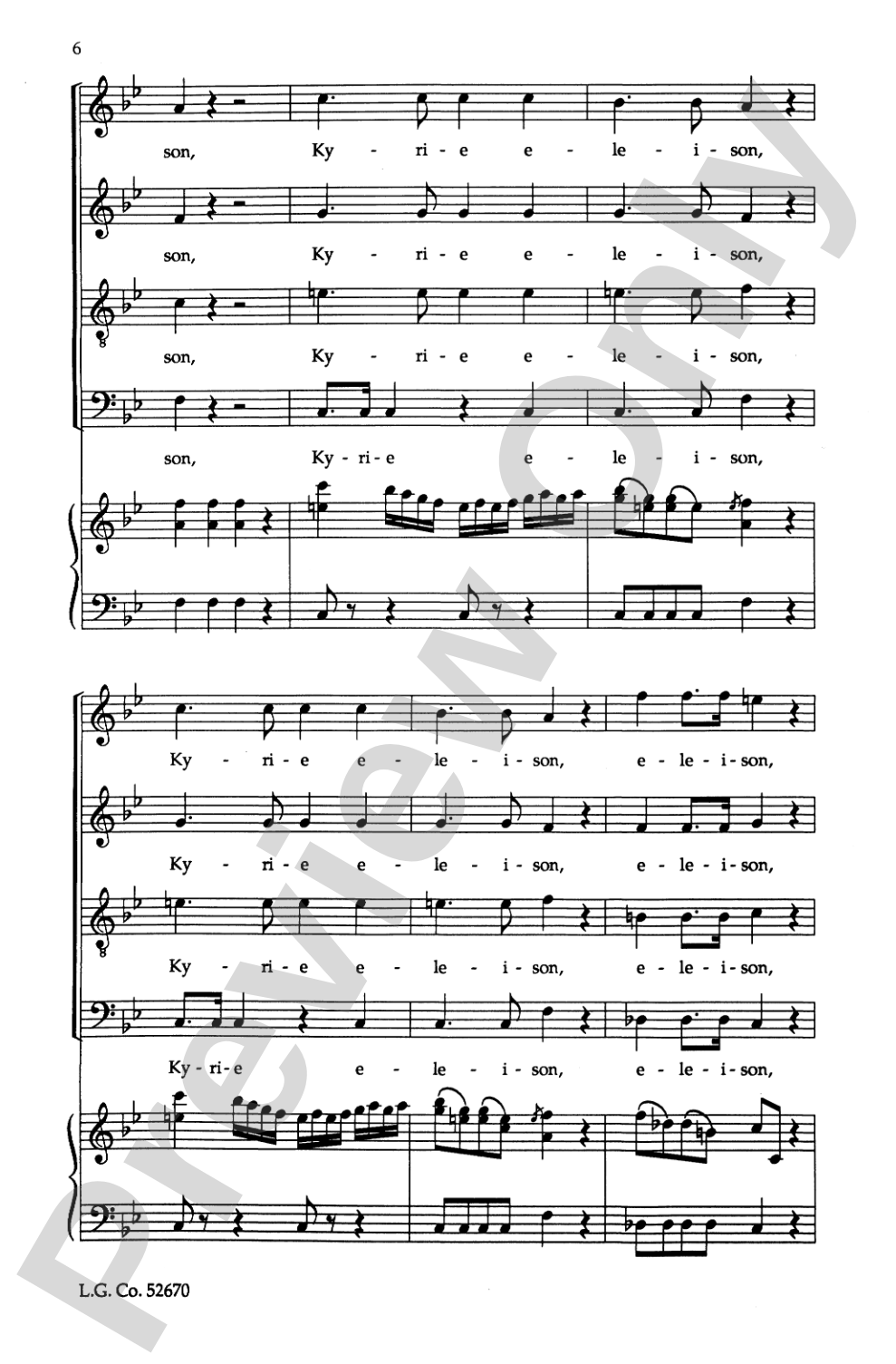 Kyrie: SATB Choral Octavo