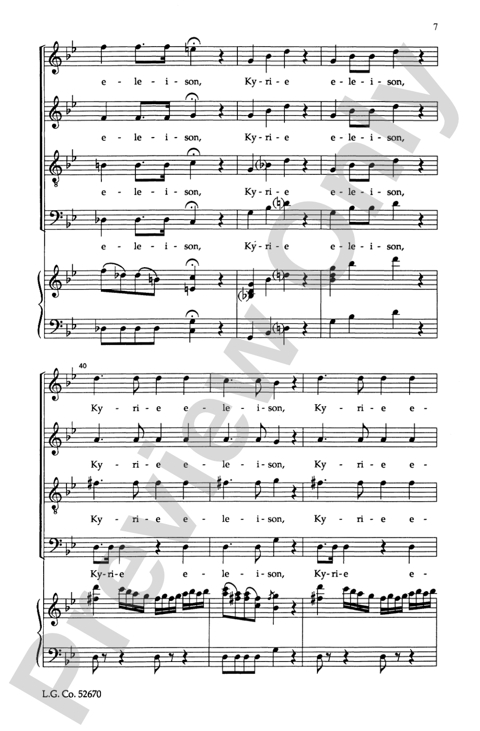 Kyrie: SATB Choral Octavo