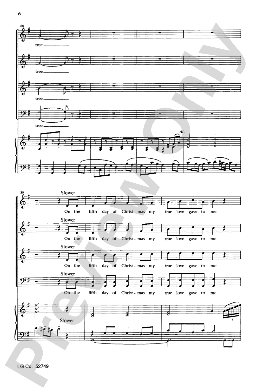 Twelve Days of Christmas: SATB Choral Octavo