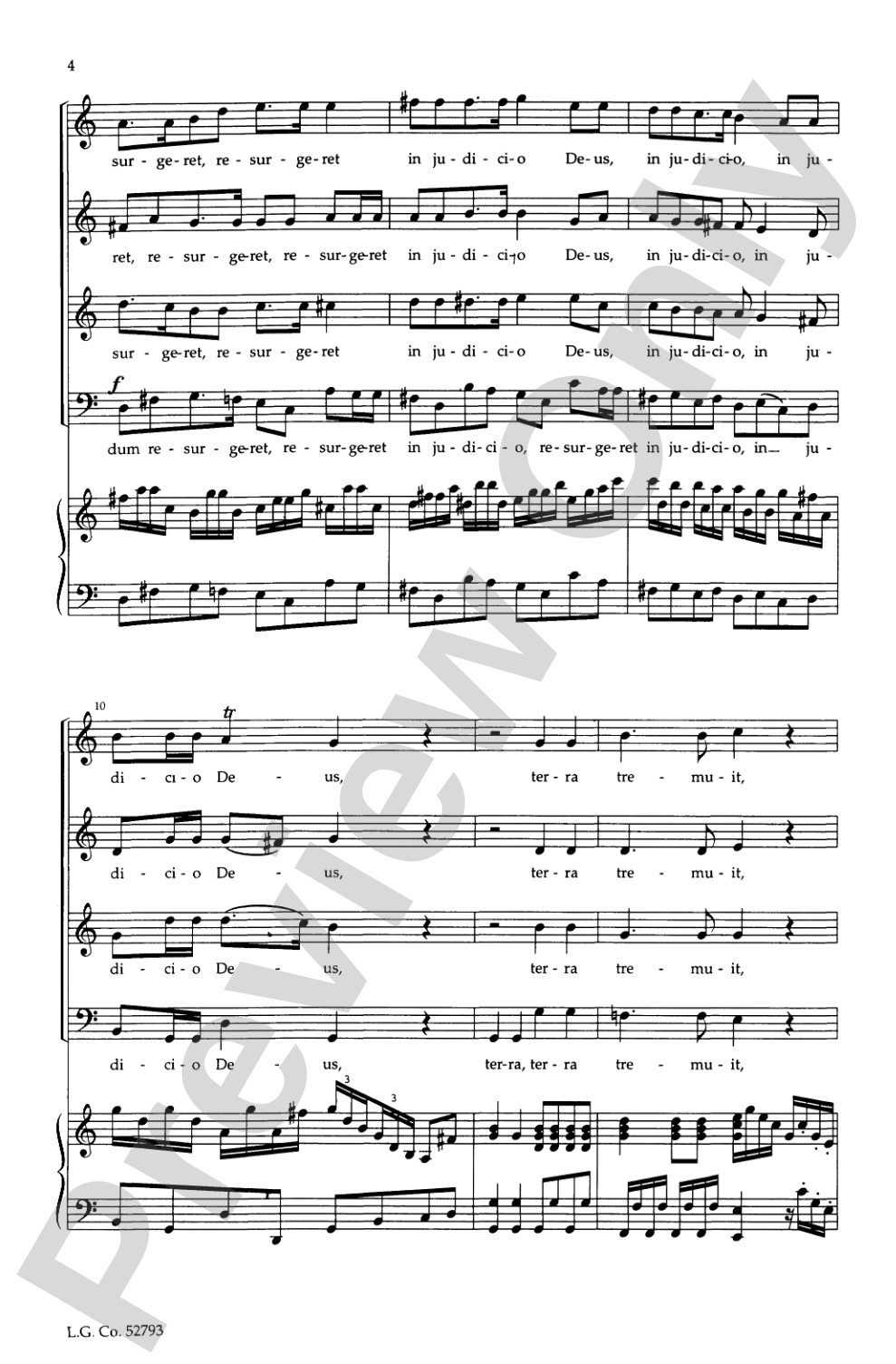Terra Tremuit: SATB Choral Octavo