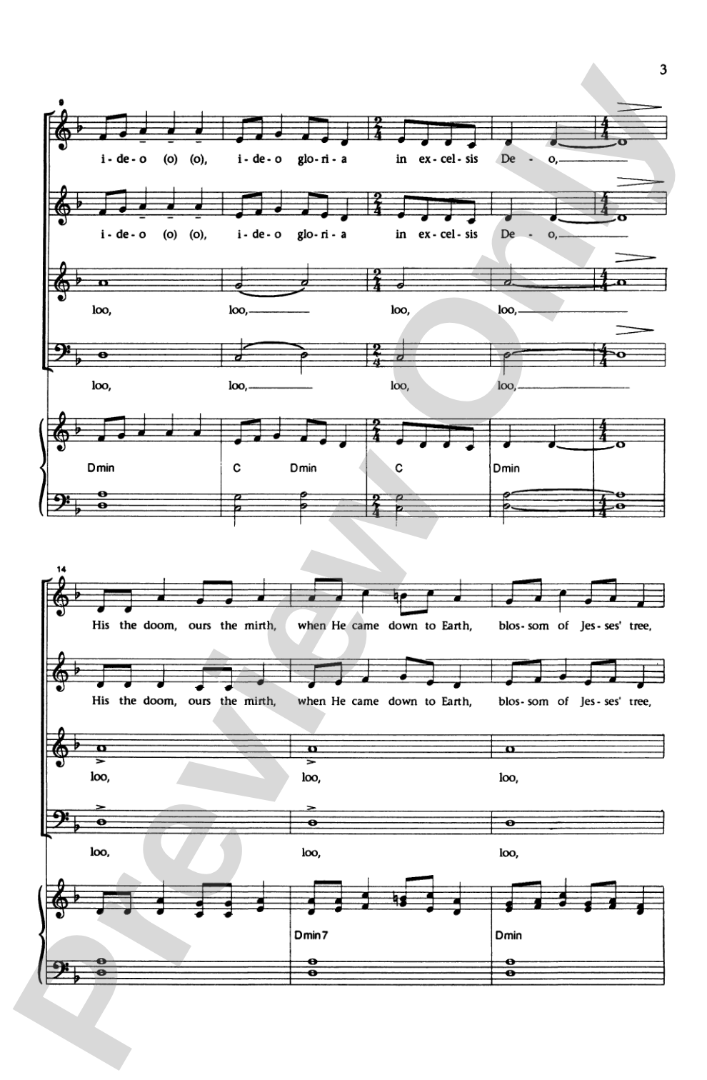 Personet Hodie: SATB Choral Octavo