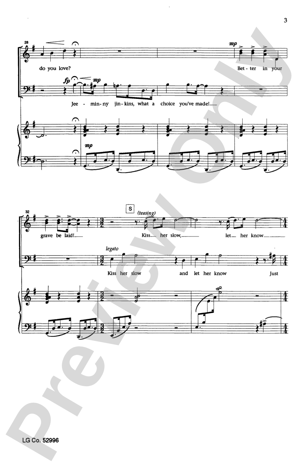 Green Dances: SATB Choral Octavo