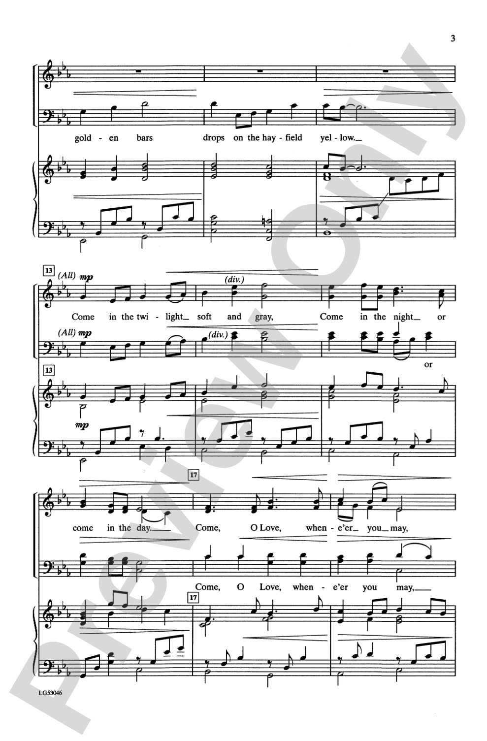 Invitation: SATB Choral Octavo
