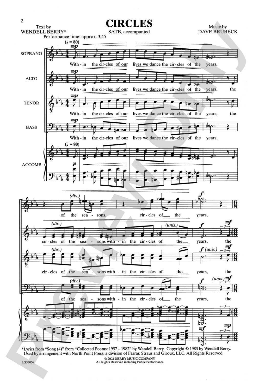 Circles: SATB Choral Octavo