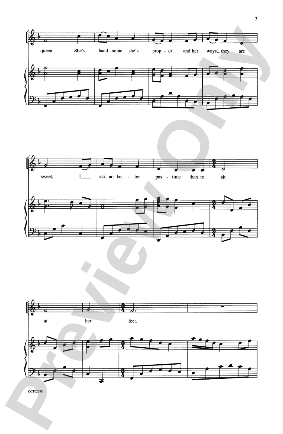 At the Foot of Yonder Mountain: 2-Part Choral Octavo