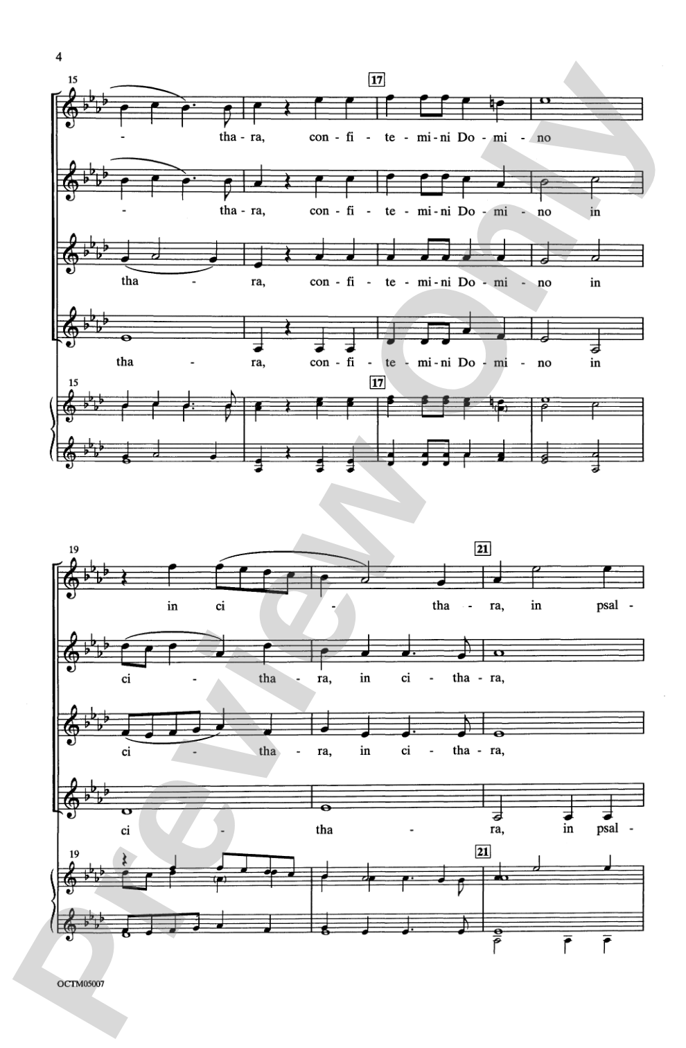 Exsultate Justi: SSAA, <I>a cappella</I> Choral Octavo