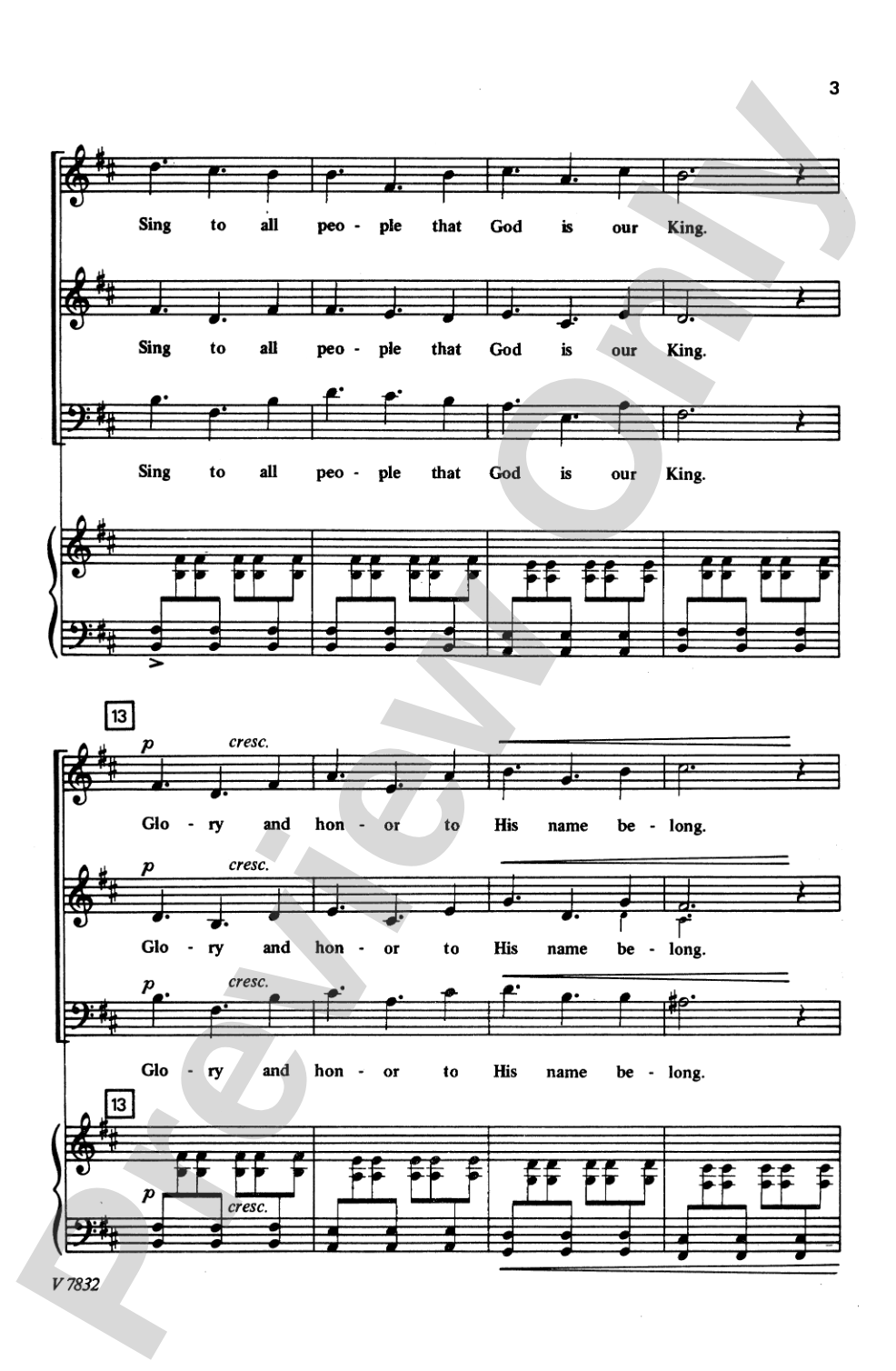 Sing and Be Joyful: SAB Choral Octavo