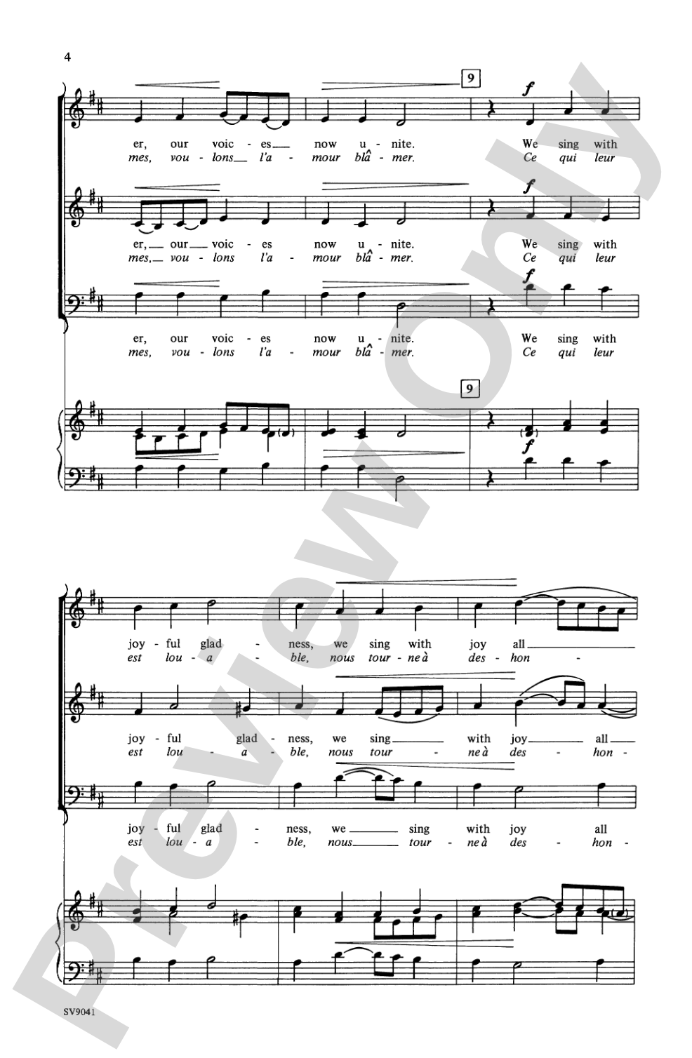 This Day We Sing Together (Nous Voyons Que Les Hommes): SAB, <I>a cappella</I> Choral Octavo
