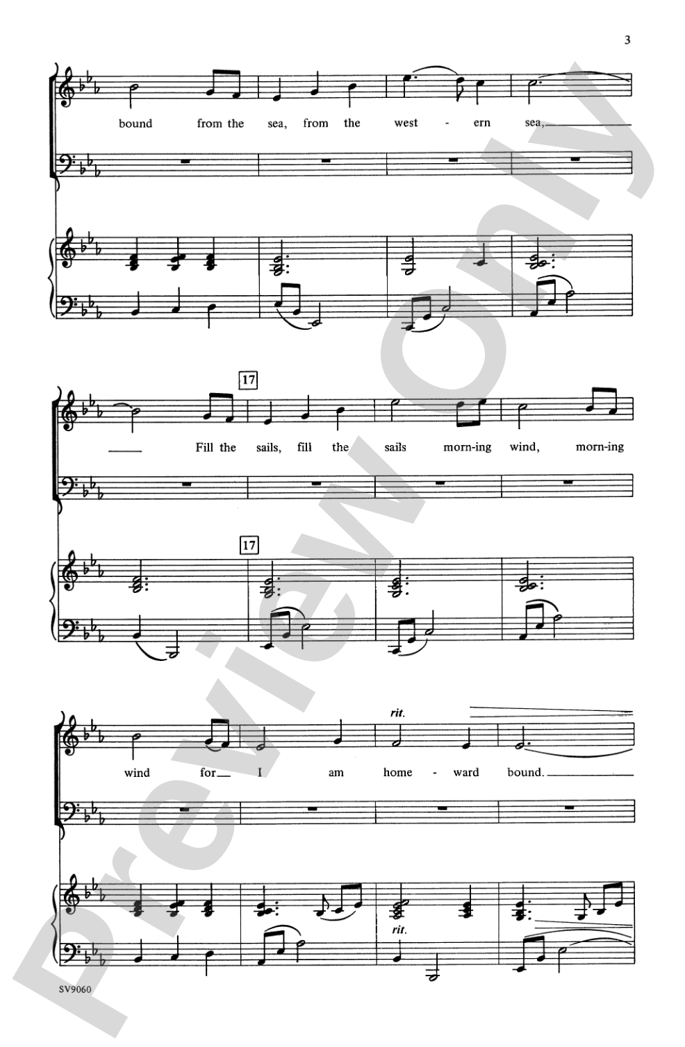 Homeward Bound: SATB Choral Octavo