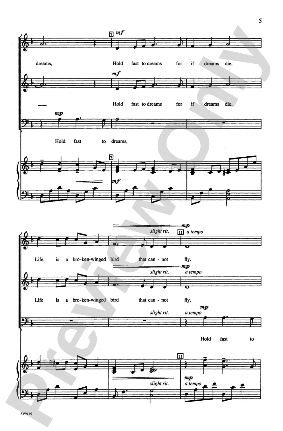 Dreams: 3-Part Mixed Choral Octavo