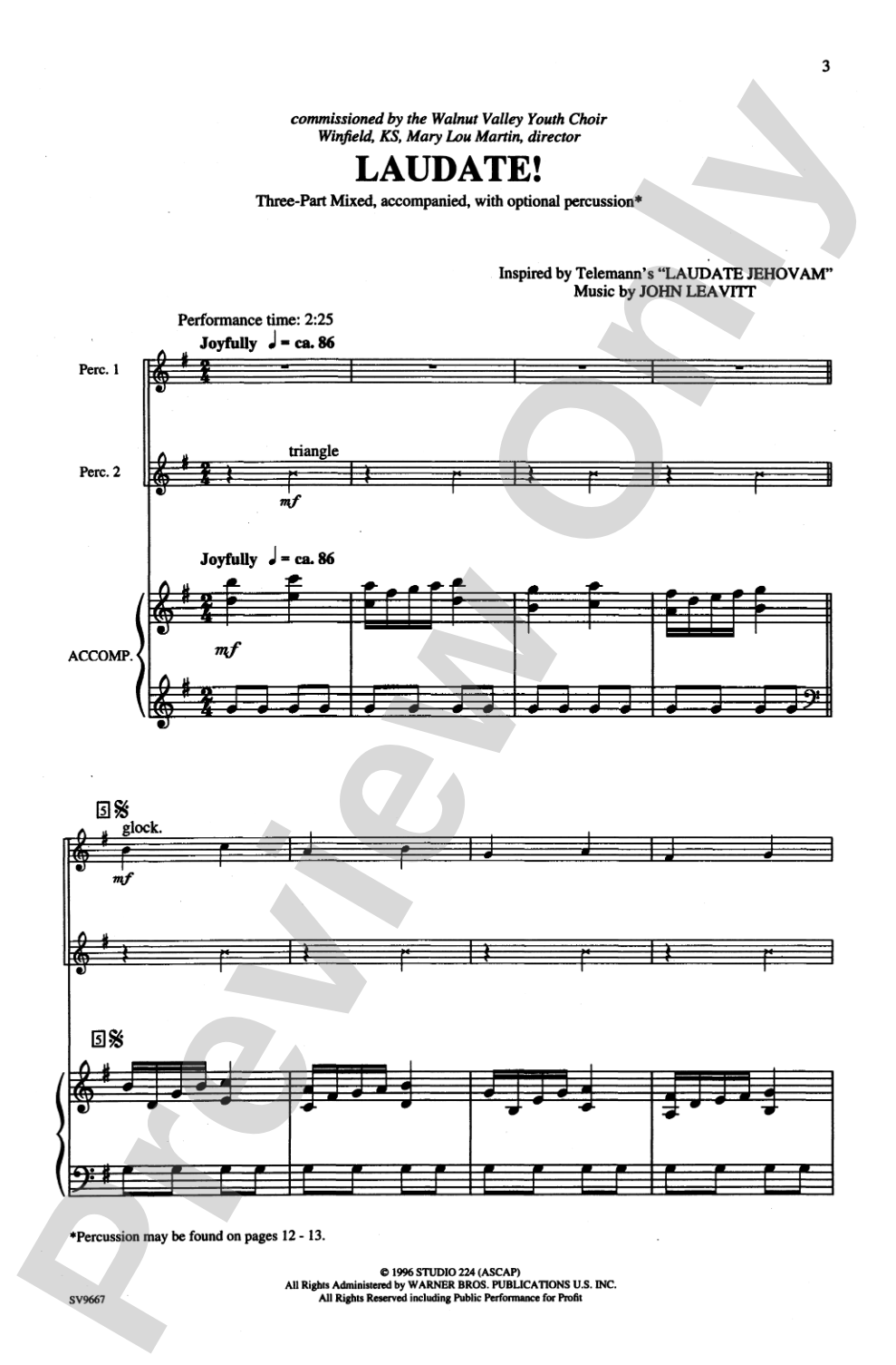 Laudate!: 3-Part Mixed Choral Octavo