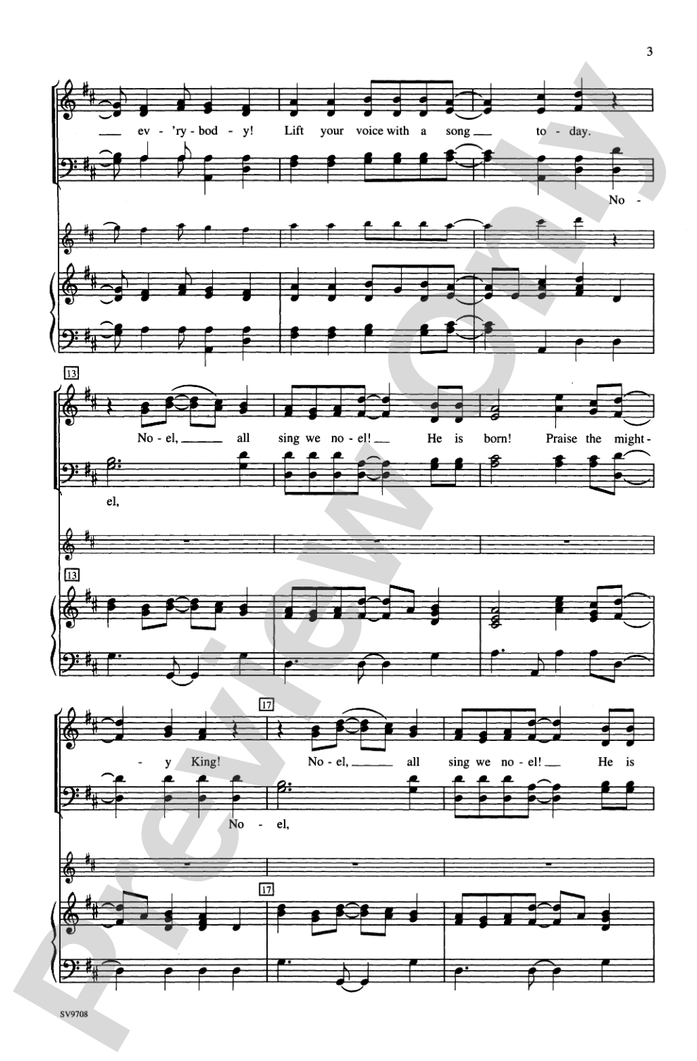 African Noel: SATB Choral Octavo