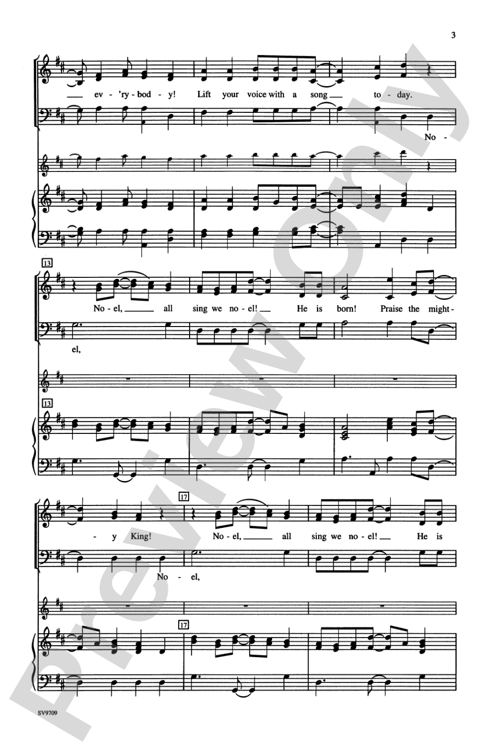 African Noel: SAB Choral Octavo