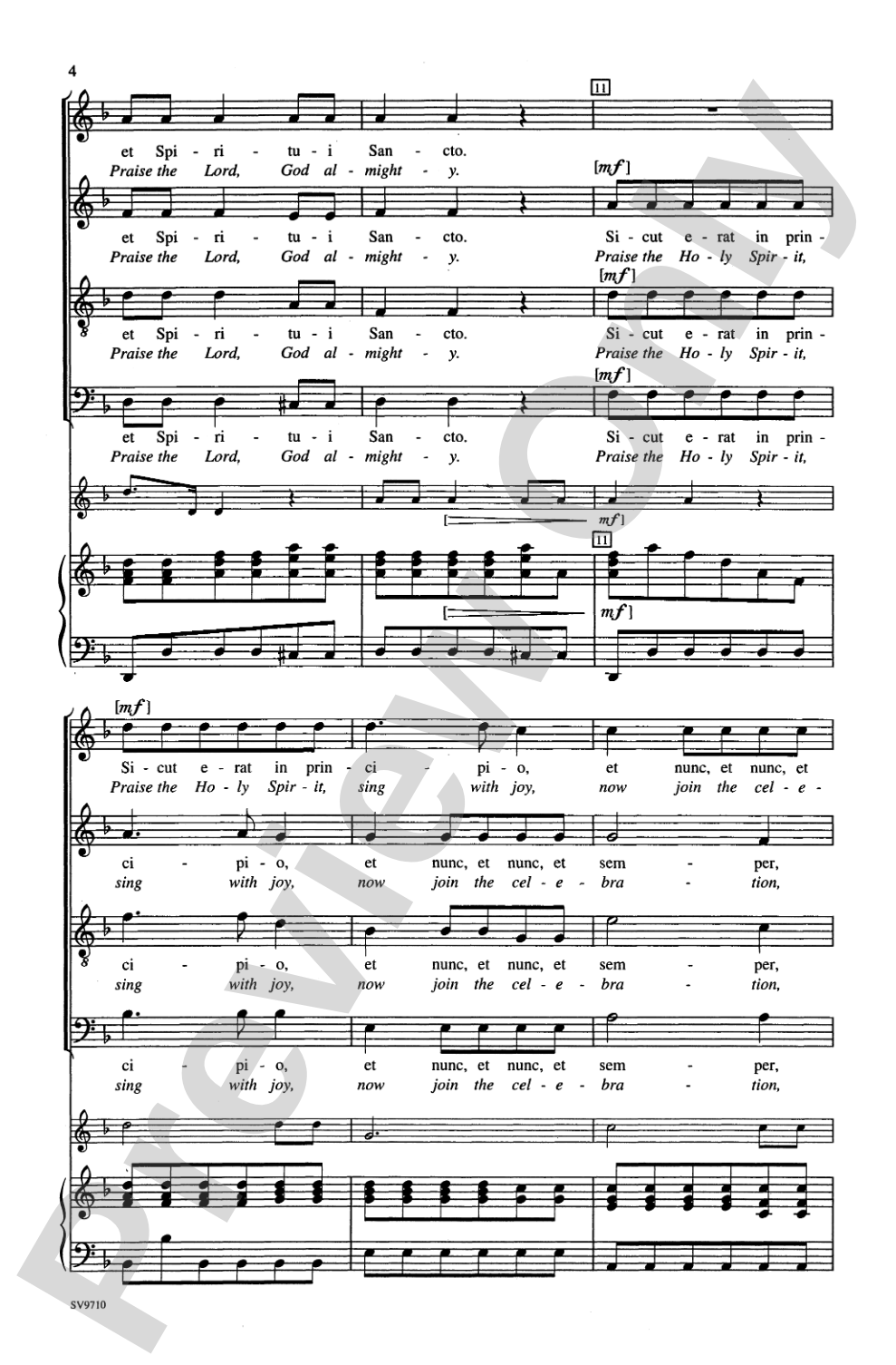 Gloria Patri (from <I>Lauda Jerusalem</I>): SATB Choral Octavo