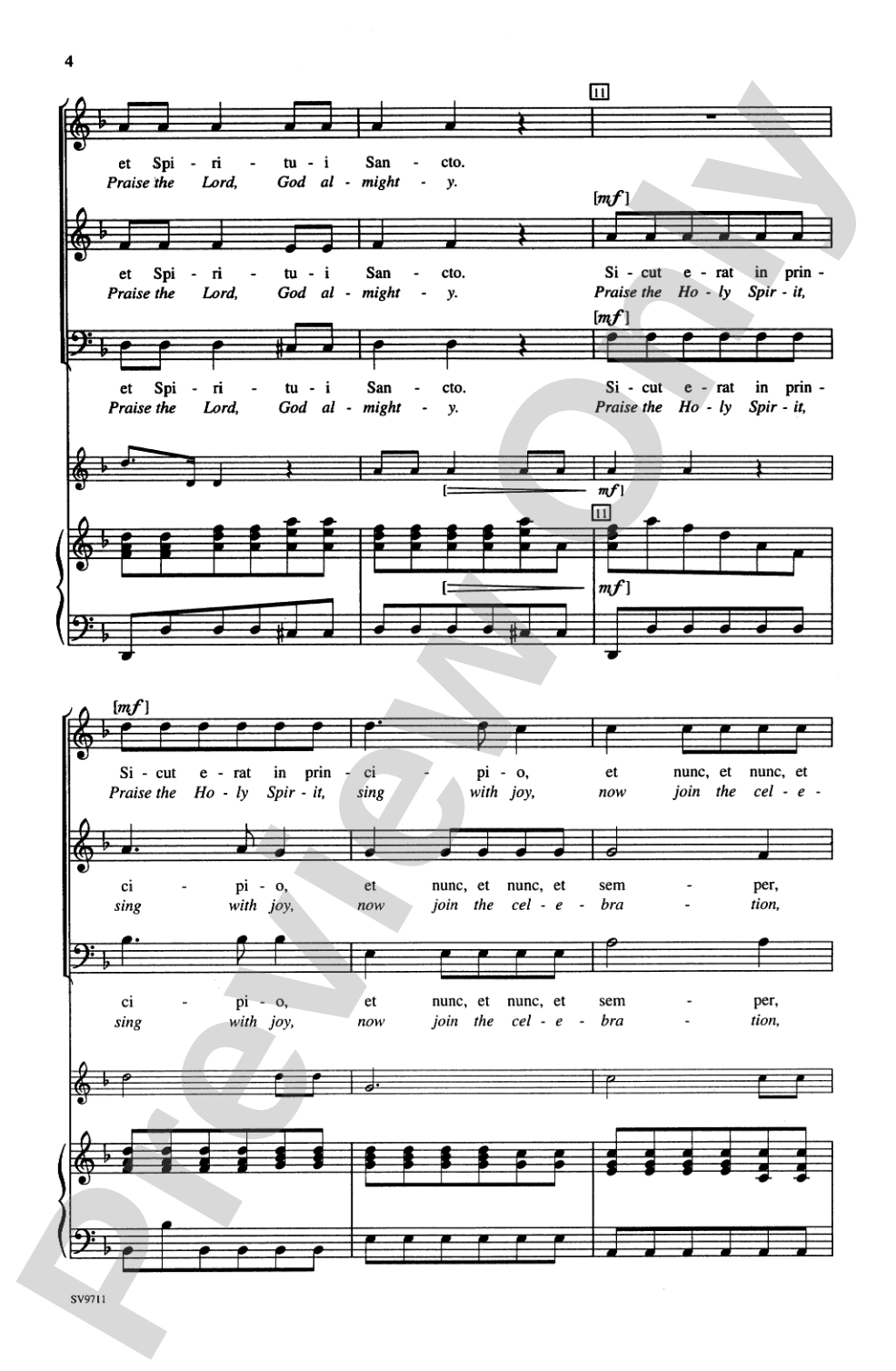 Gloria Patri (from <I>Lauda Jerusalem</I>): SAB Choral Octavo