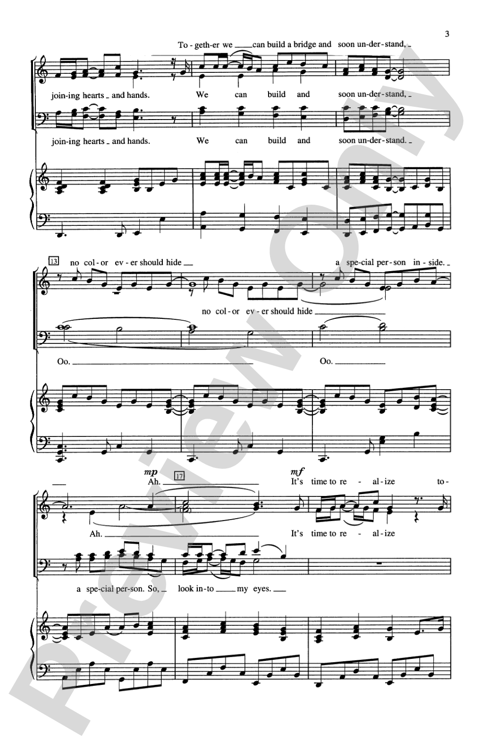 Brothers, Sisters Join Hands: SATB Choral Octavo