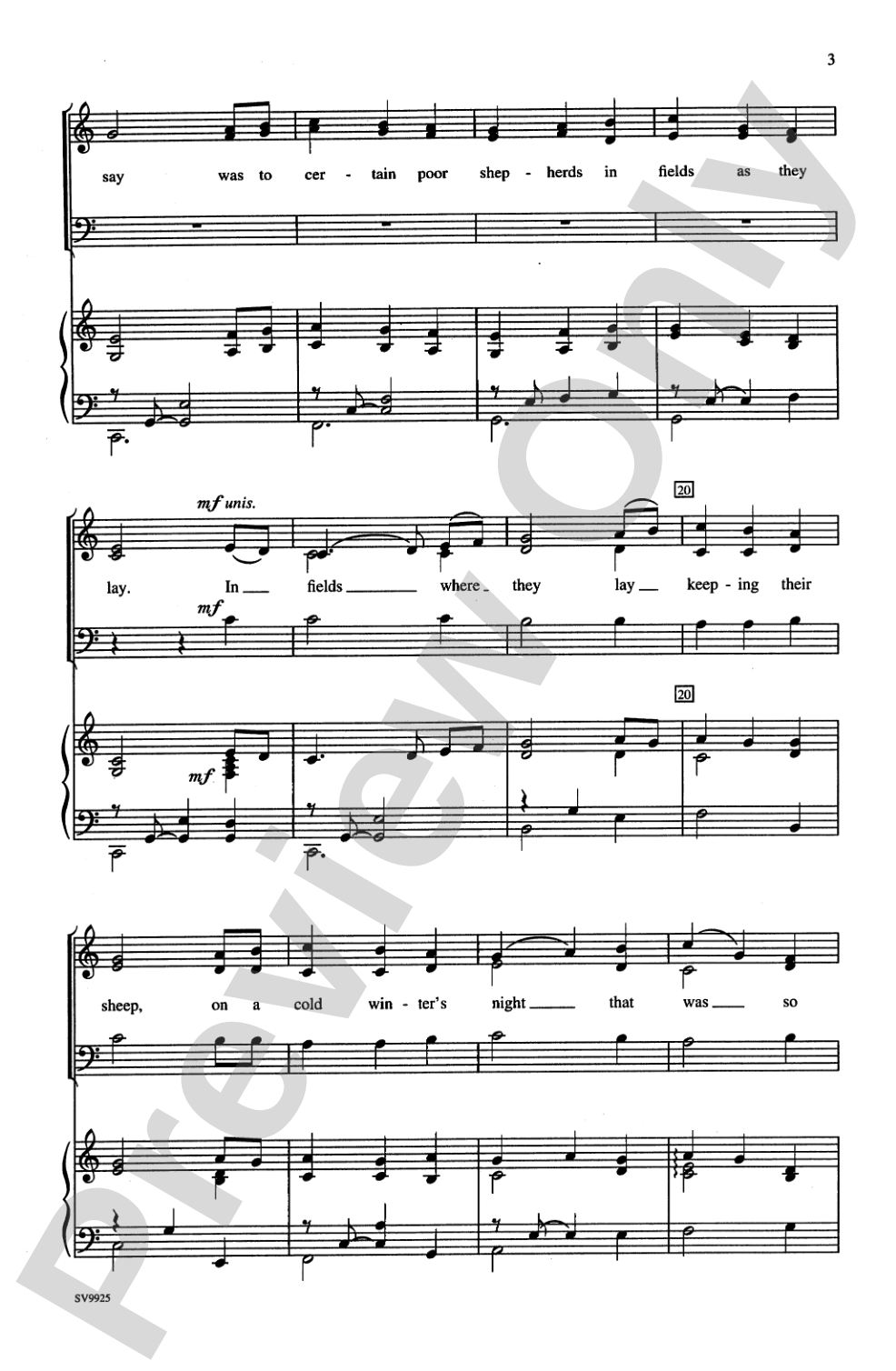 The First Noel: SAB Choral Octavo