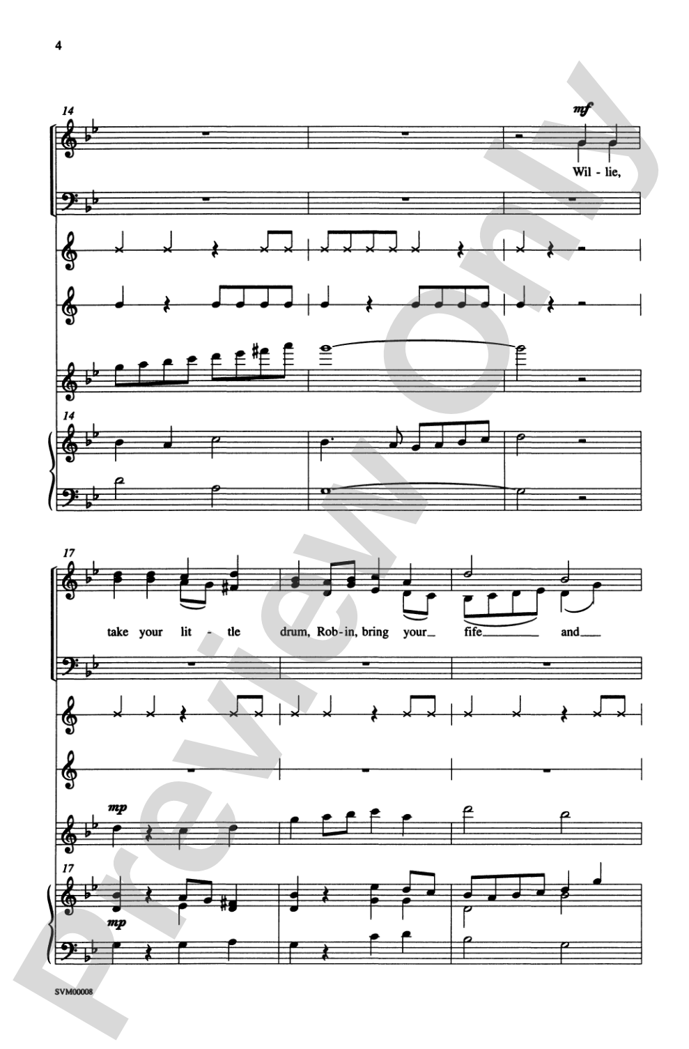 Patapan: SATB Choral Octavo