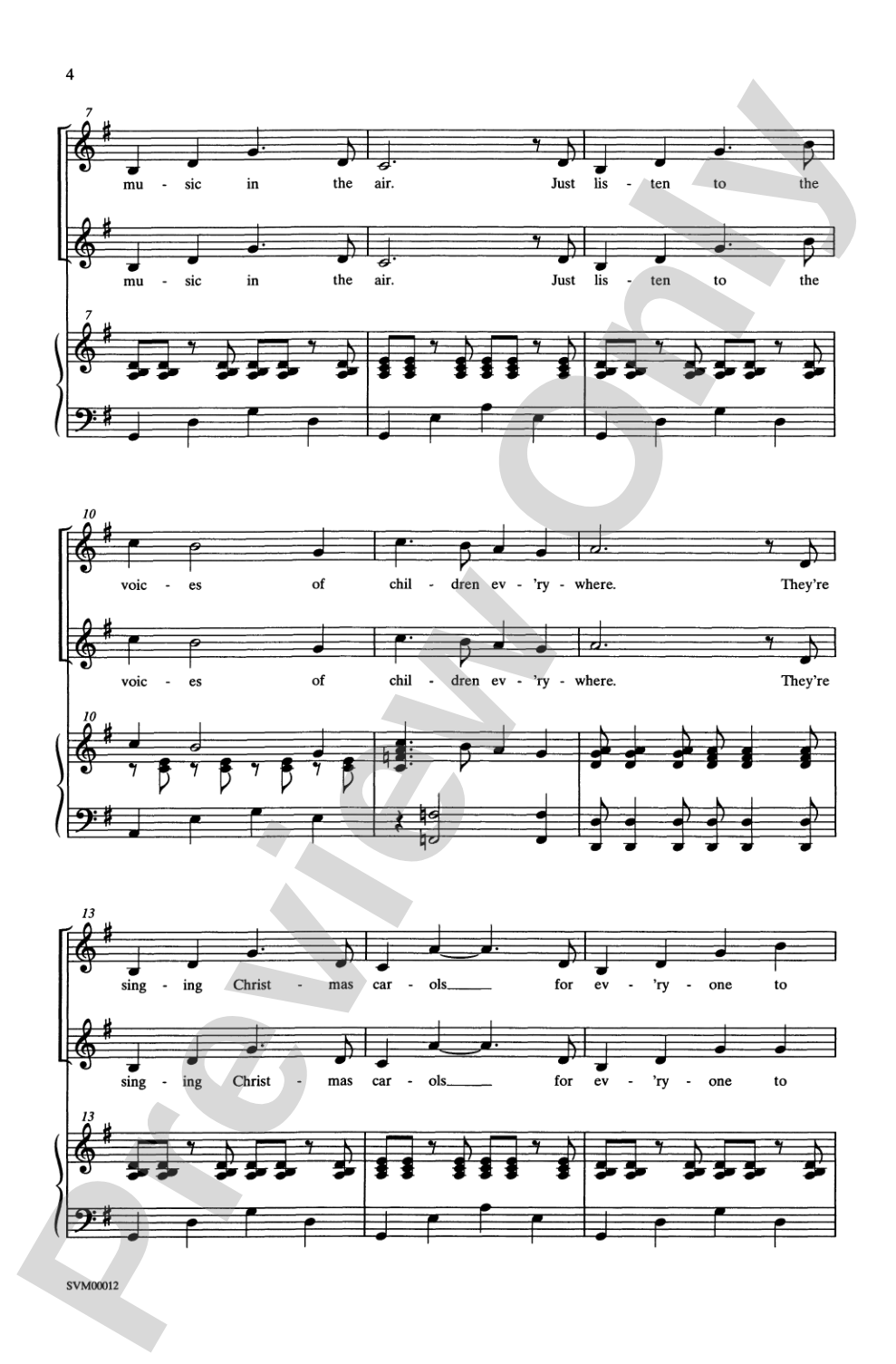 It's Almost Time for Christmas: 2-Part Choral Octavo