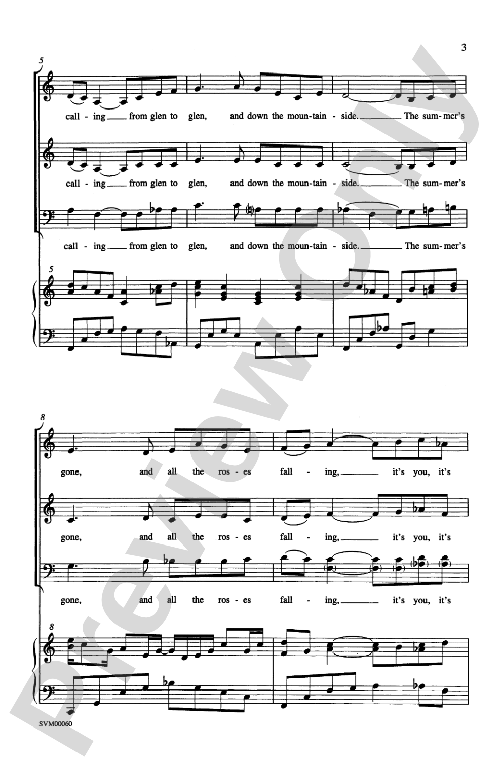 Danny Boy: 3-Part Mixed Choral Octavo
