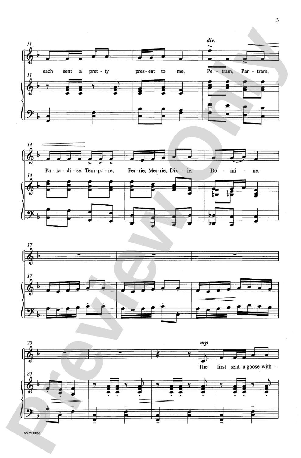 I Had Four Brothers: 2-Part Choral Octavo