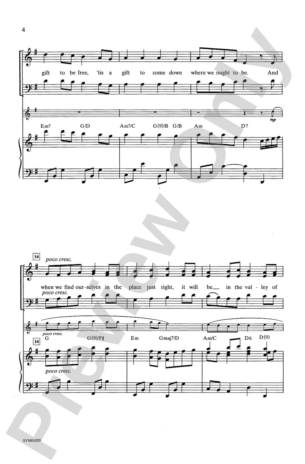 Simple Gifts: 3-Part Mixed Choral Octavo