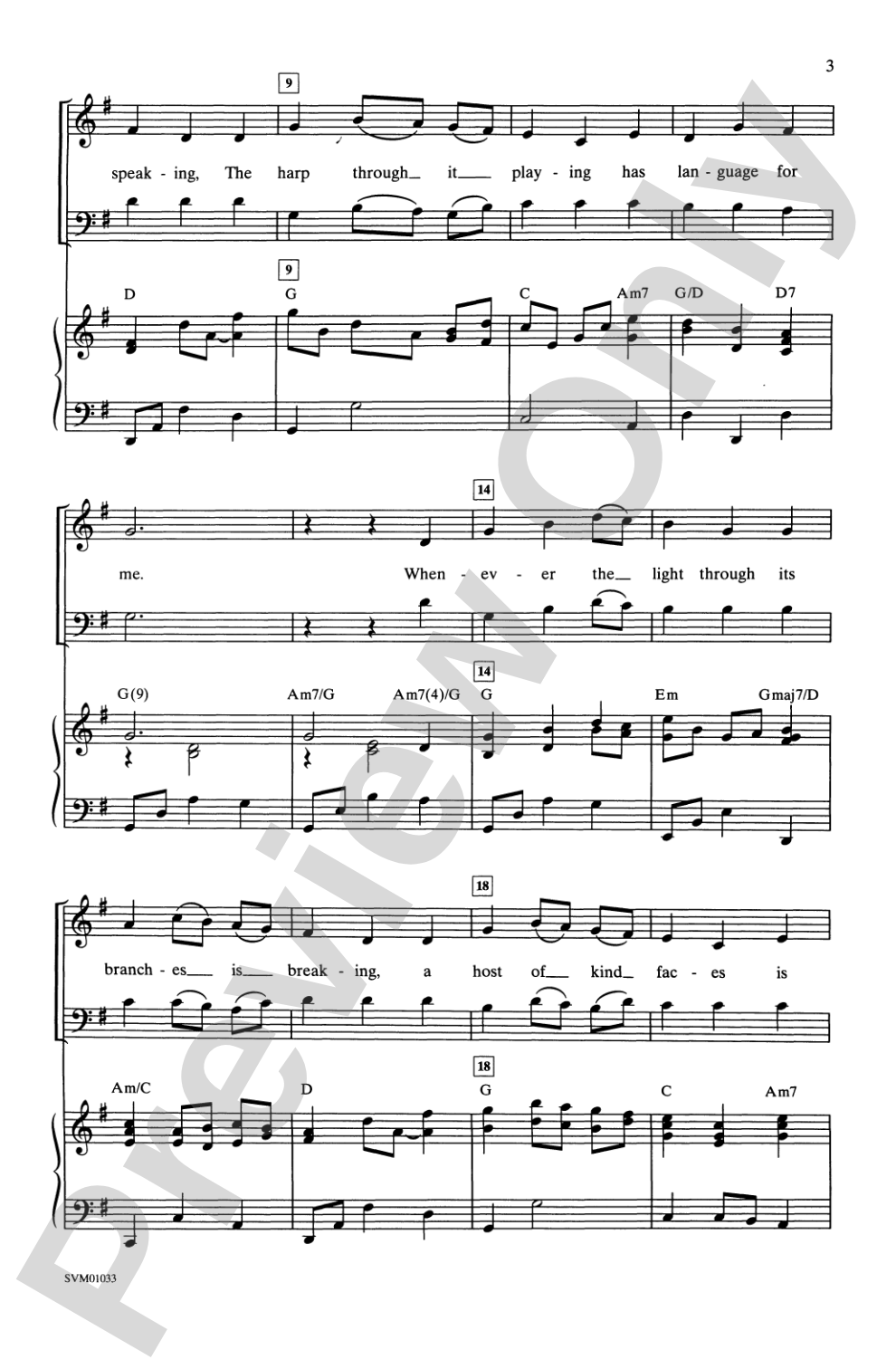 The Ash Grove: 3-Part Mixed Choral Octavo