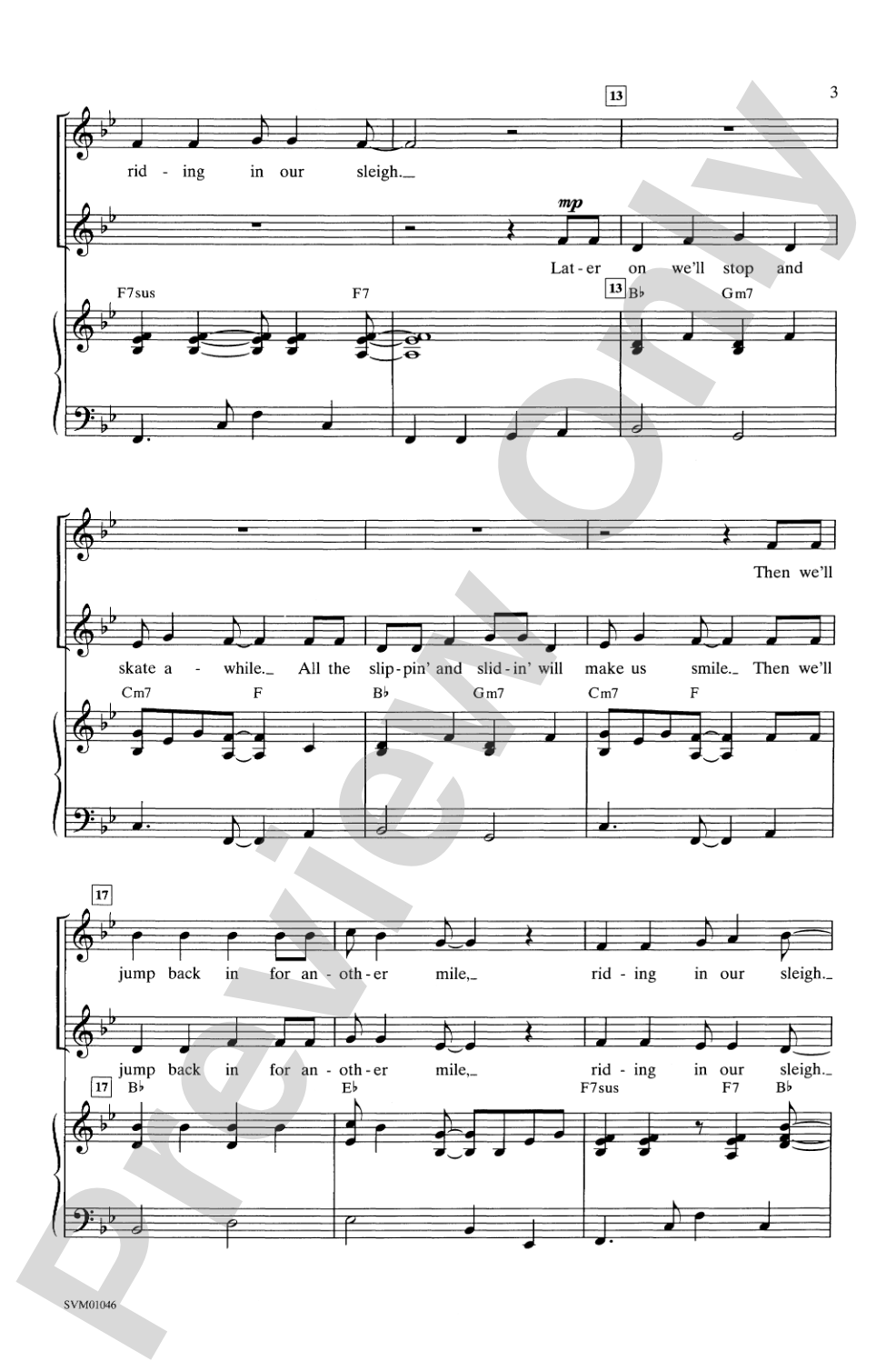 A Holiday Sleighride: 2-Part Choral Octavo