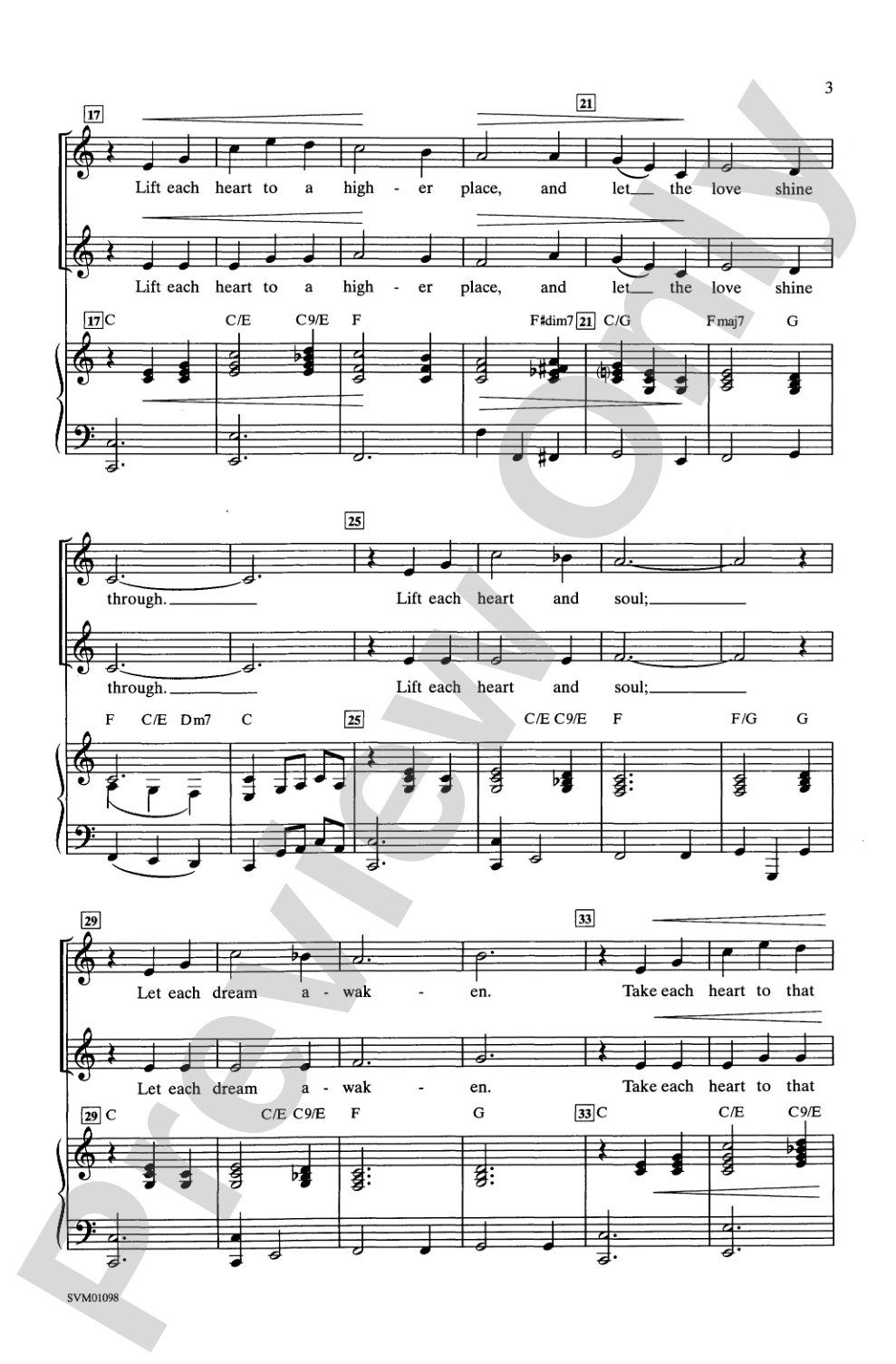 Let the Love Shine Through: 2-Part Choral Octavo