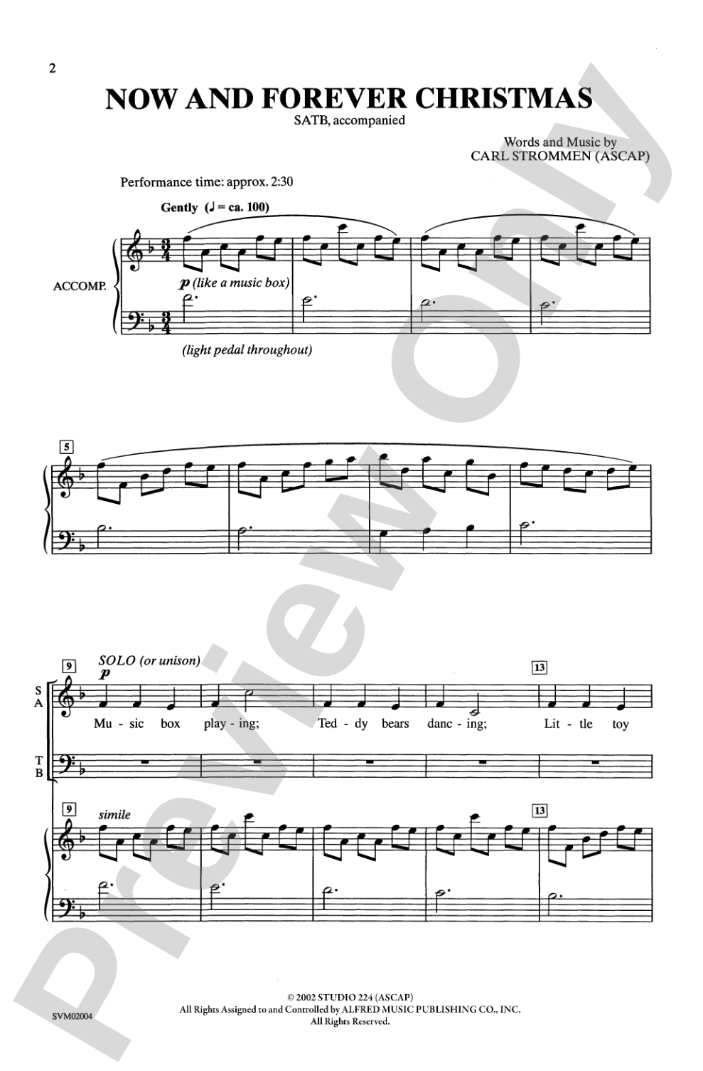 Now and Forever Christmas: SATB Choral Octavo