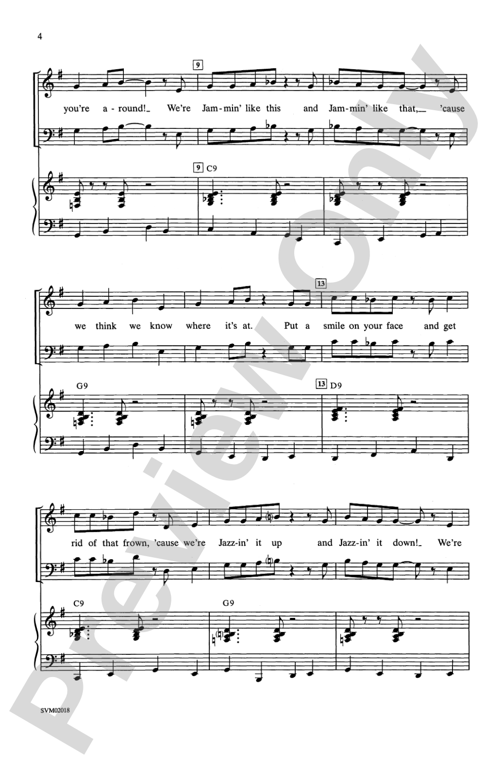 Jazzin' It Up! (And Jazzin' It Down): Mixed Voices (SATB, SAB, or 2-Part) Choral Octavo