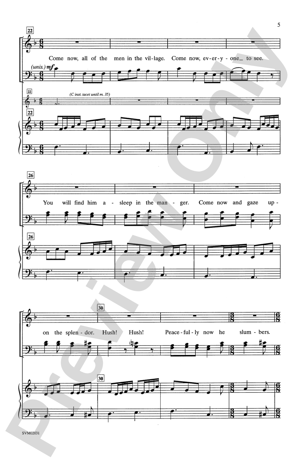 Bring a Torch, Jeannette, Isabella: SATB Choral Octavo