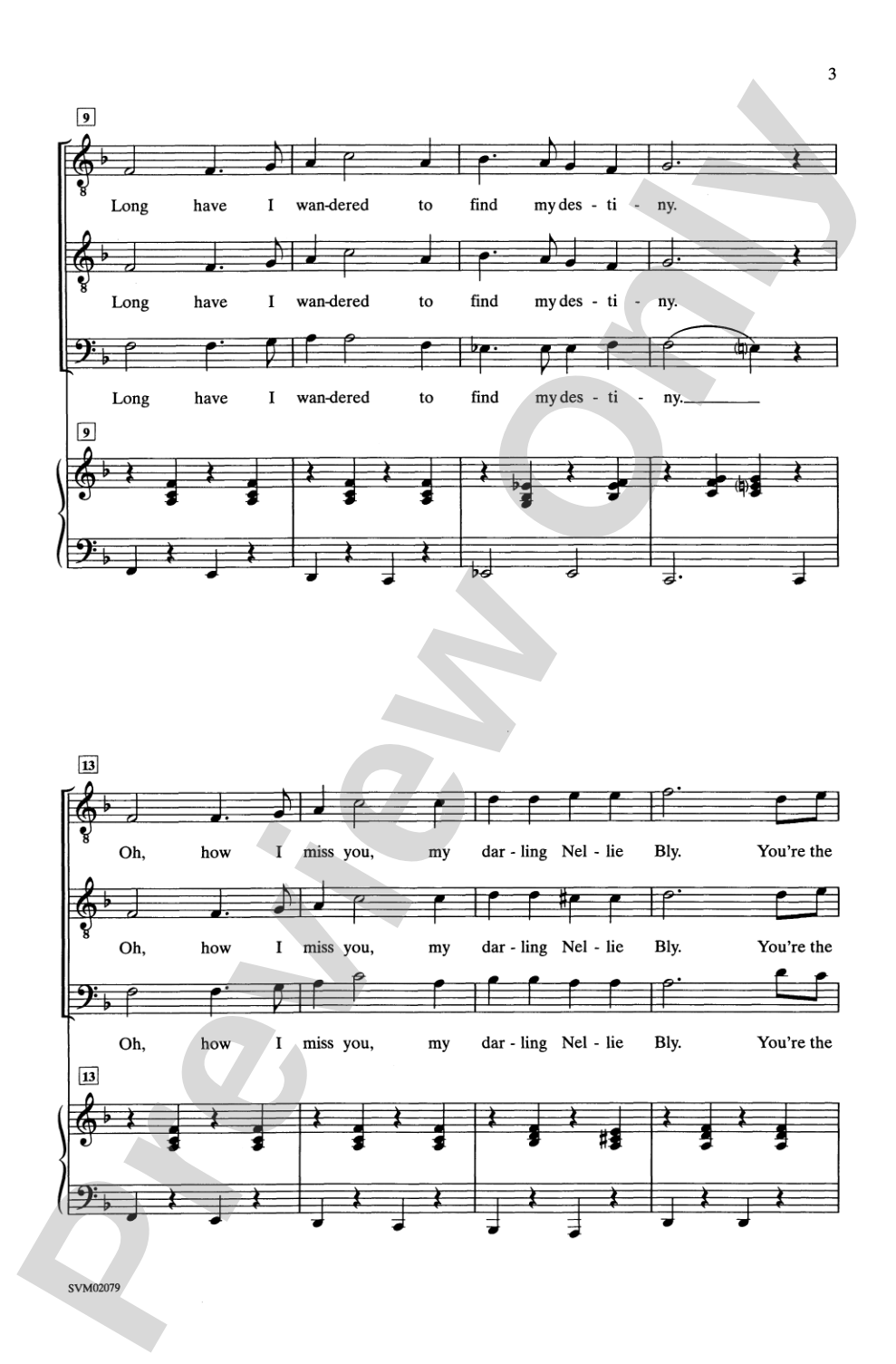 I'll Sail Right Home to You: TTB Choral Octavo