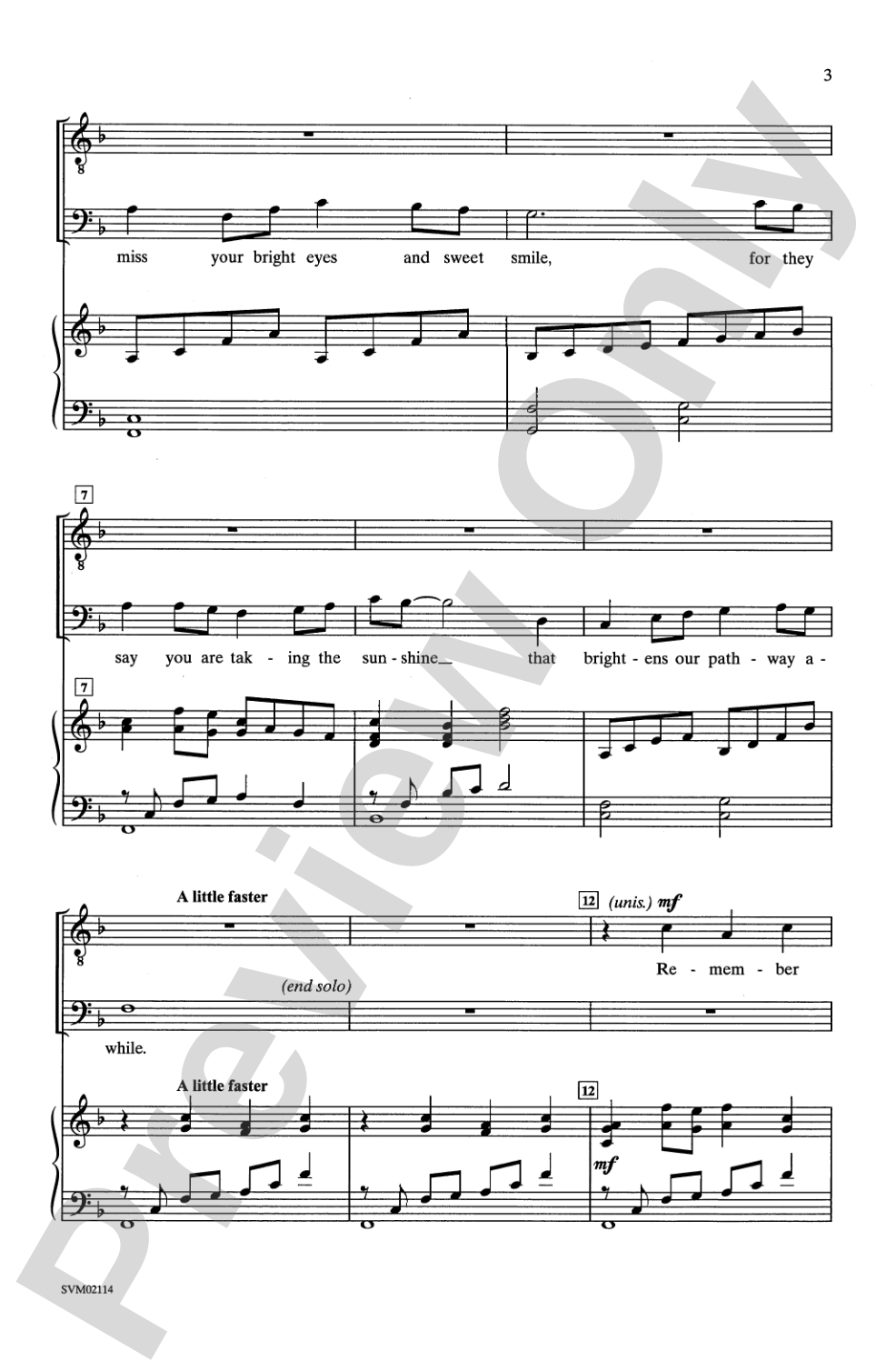 Remembering: Songs of the American West: TTB Choral Octavo