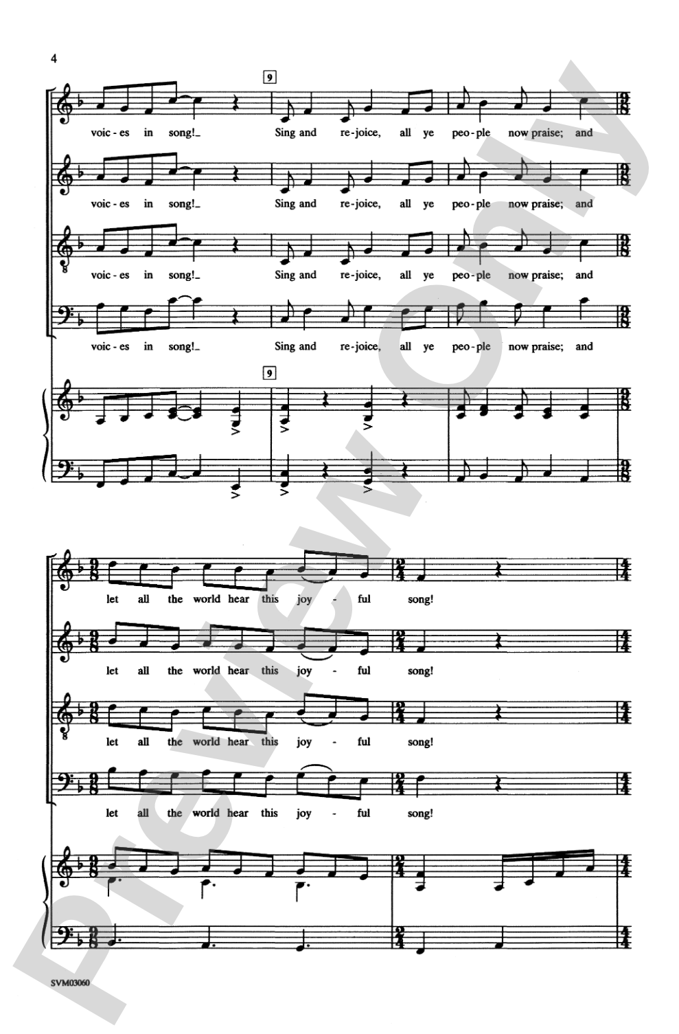 Sing and Rejoice!: SATB, Opt. <I>a cappella</I> Choral Octavo