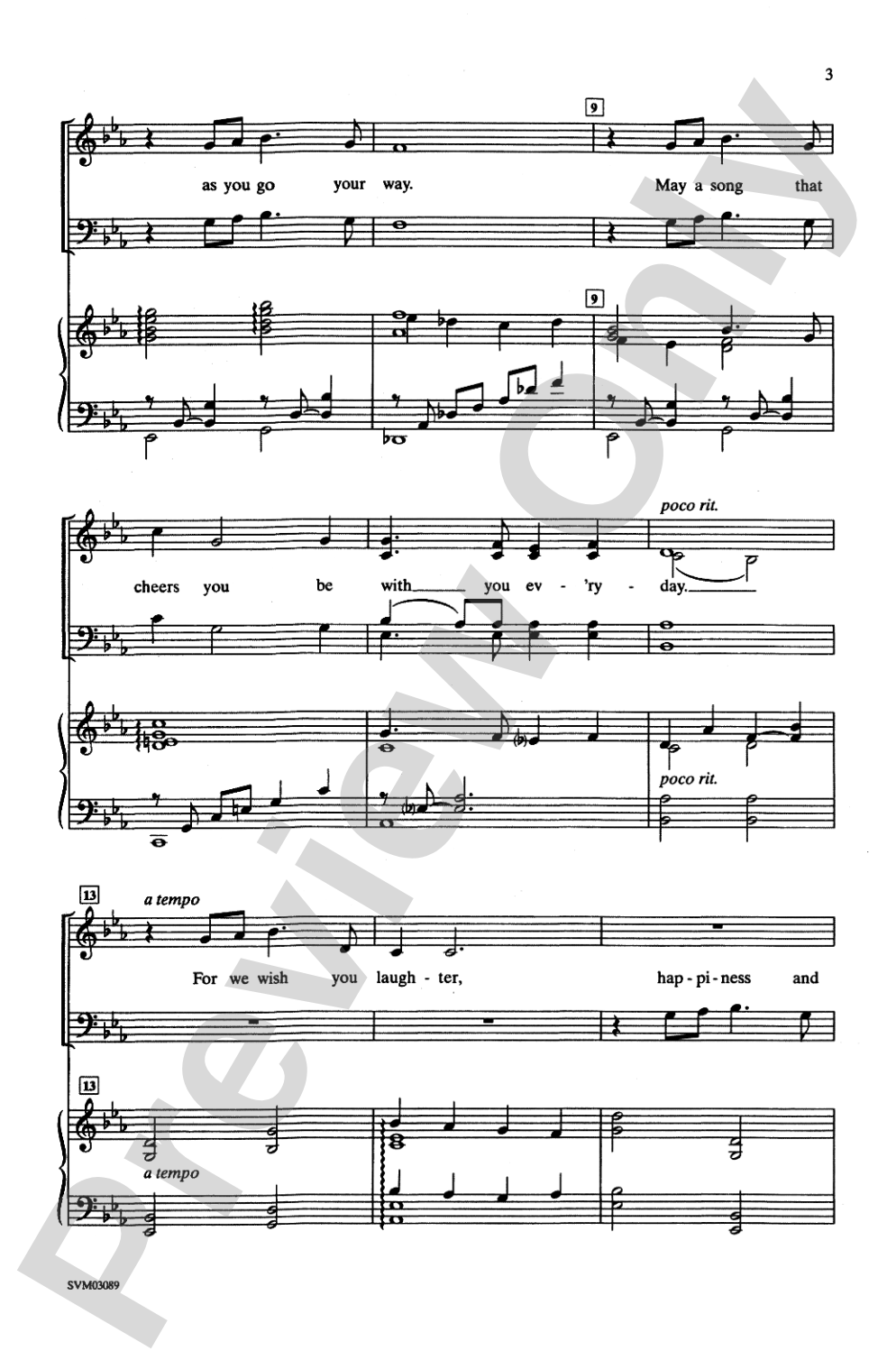 For We Wish You Music: SATB Choral Octavo