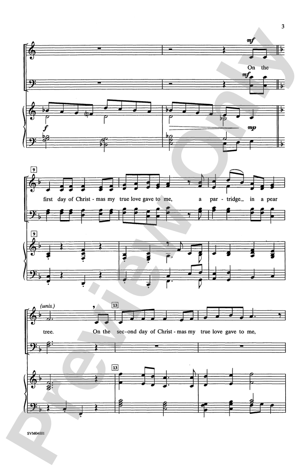 Christmas Comes Again... In About Three Minutes: SATB Choral Octavo