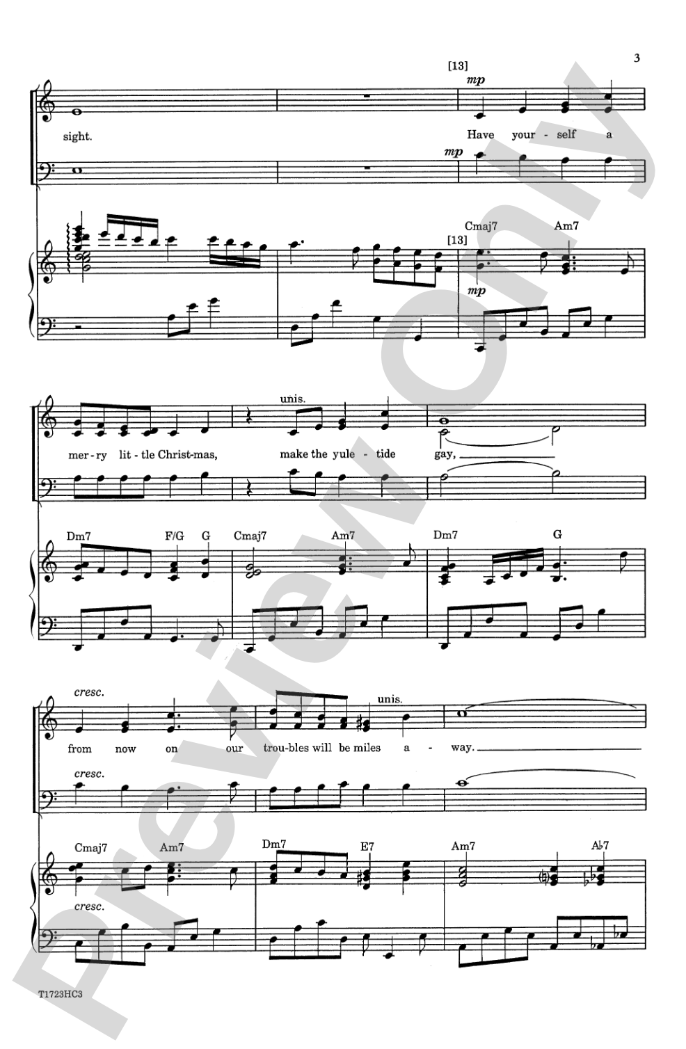 Have Yourself a Merry Little Christmas: SAB Choral Octavo