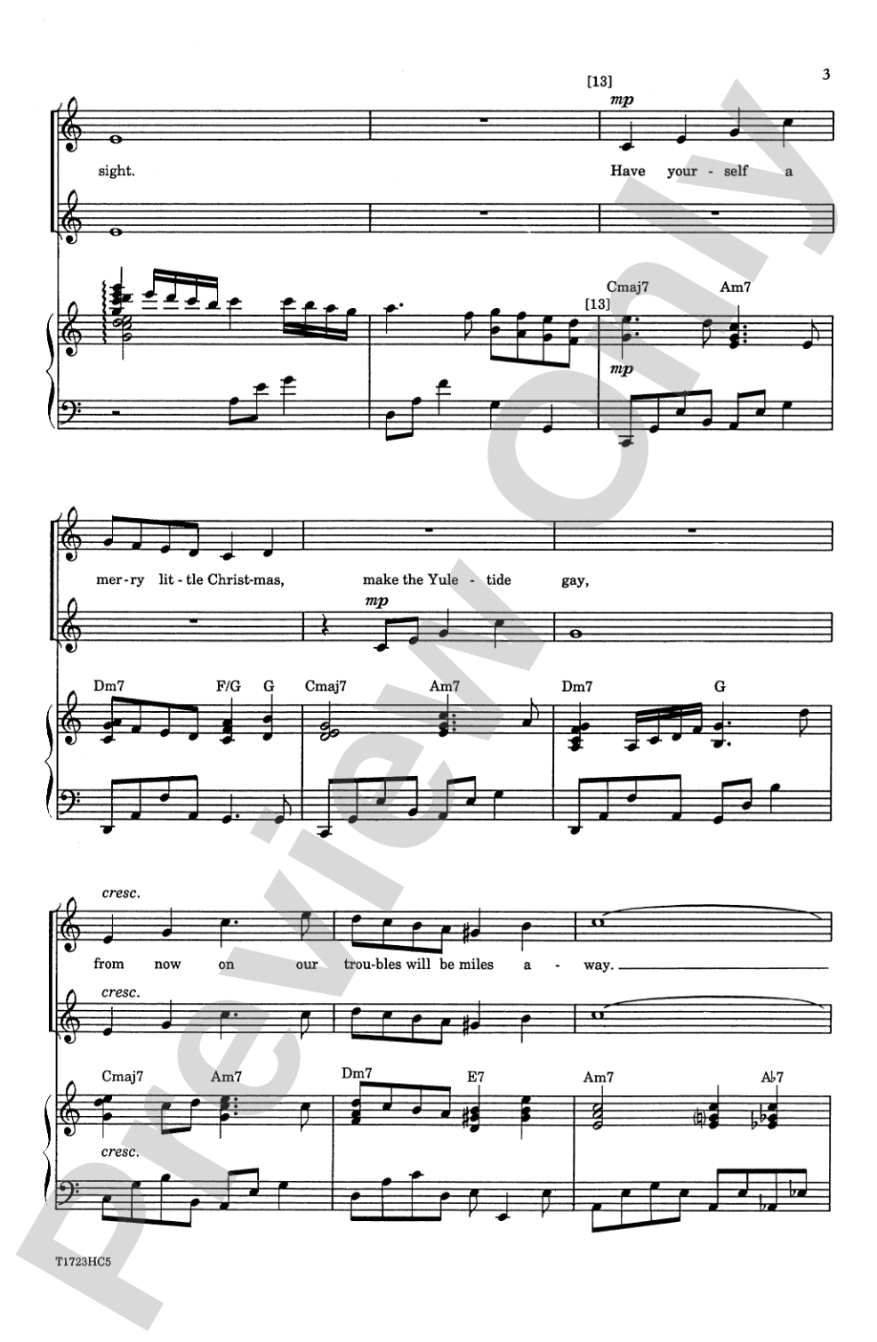 Have Yourself a Merry Little Christmas: 2-Part Choral Octavo