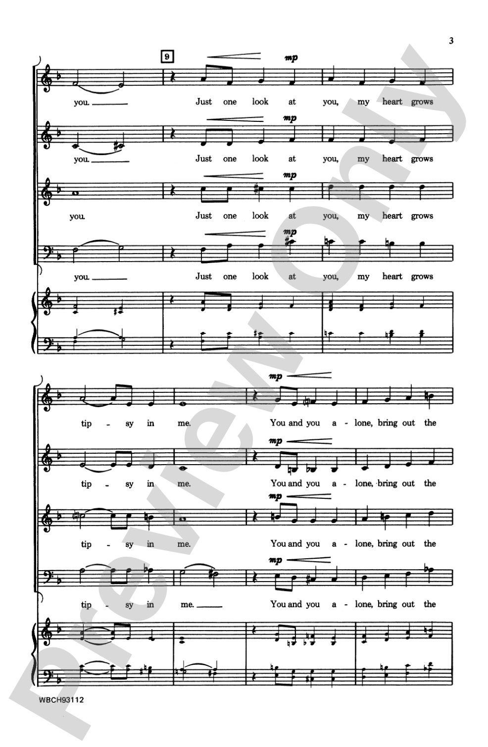 Embraceable You: SATB, <I>a cappella</I> Choral Octavo