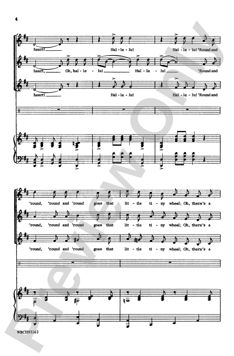 Little Wheel: SSA Choral Octavo
