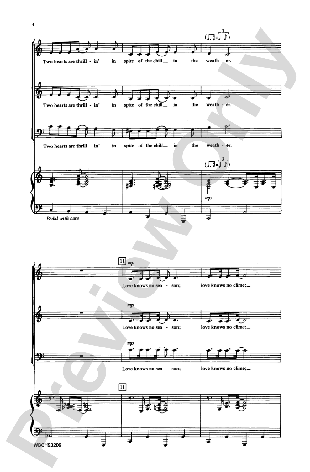 Winter Wonderland: 3-Part Mixed Choral Octavo