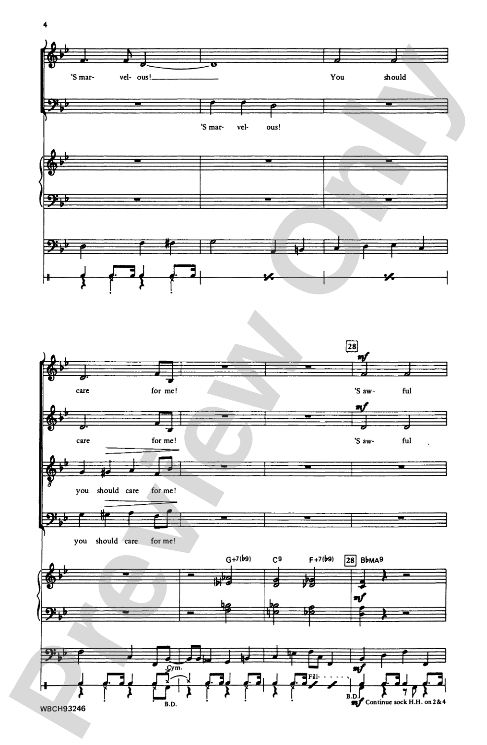 'S Wonderful: SATB Choral Octavo