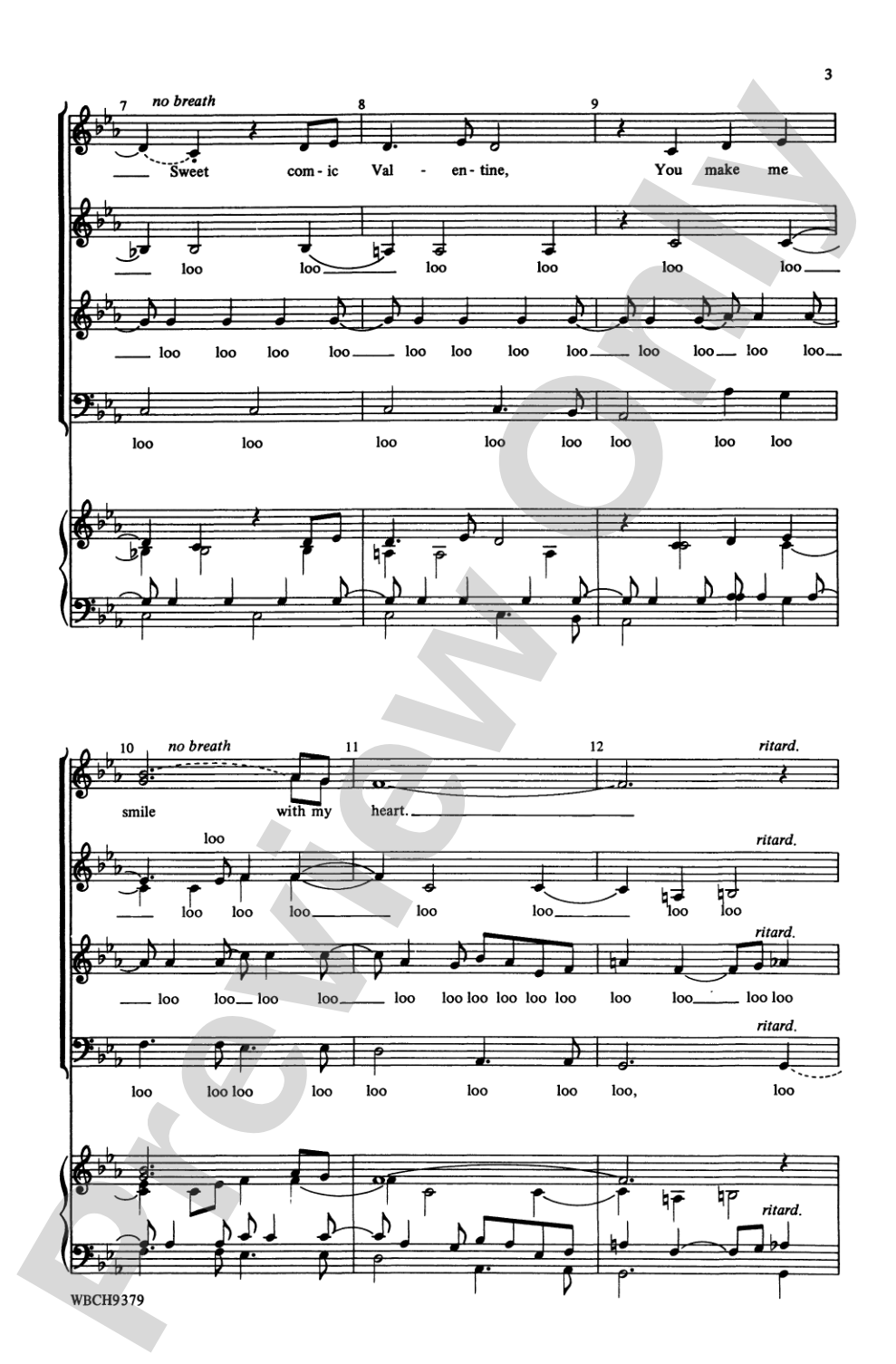 My Funny Valentine: SATB, <I>a cappella</I> Choral Octavo