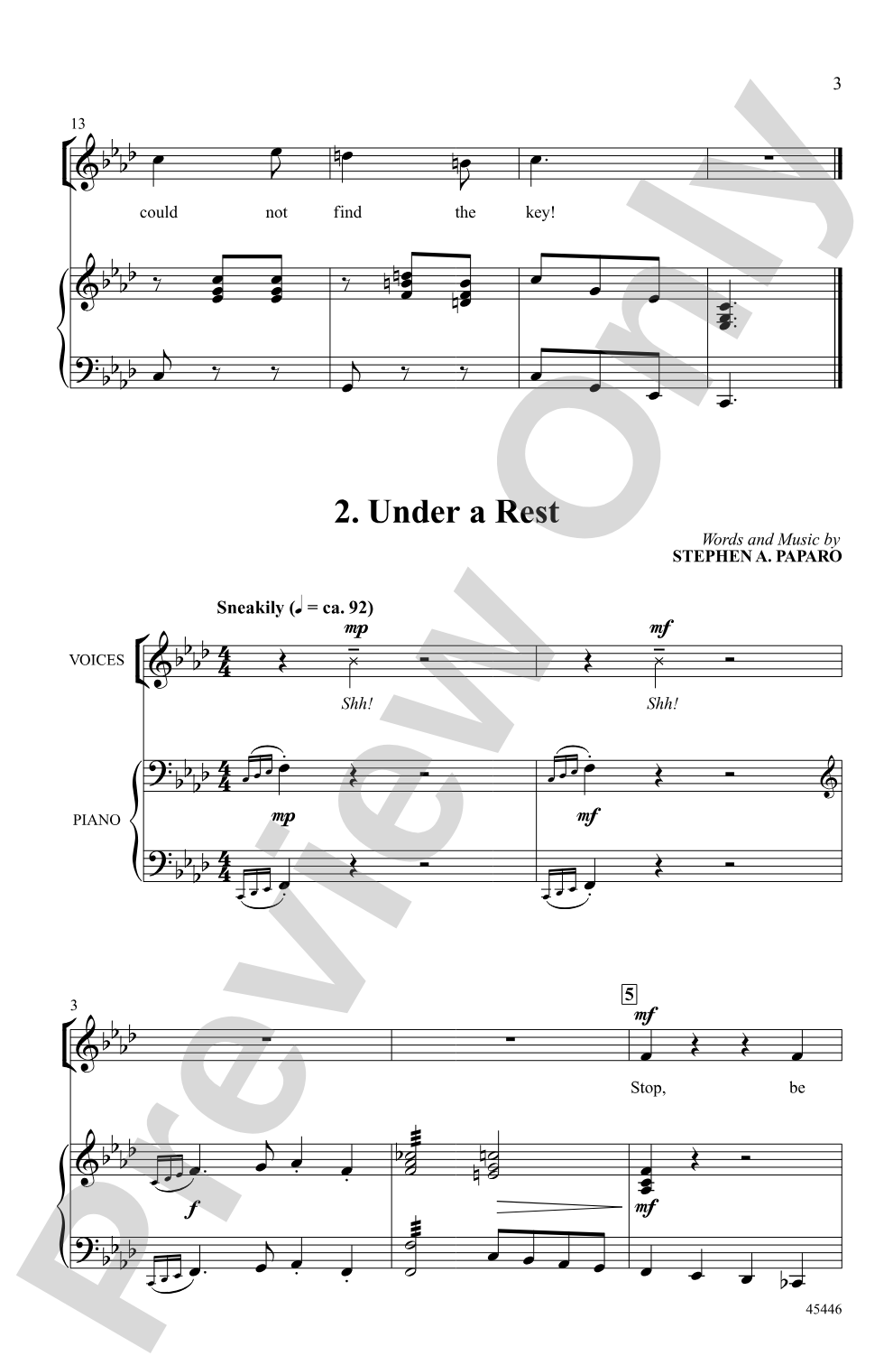 A Musical Pun-ology: Unison Choral Octavo