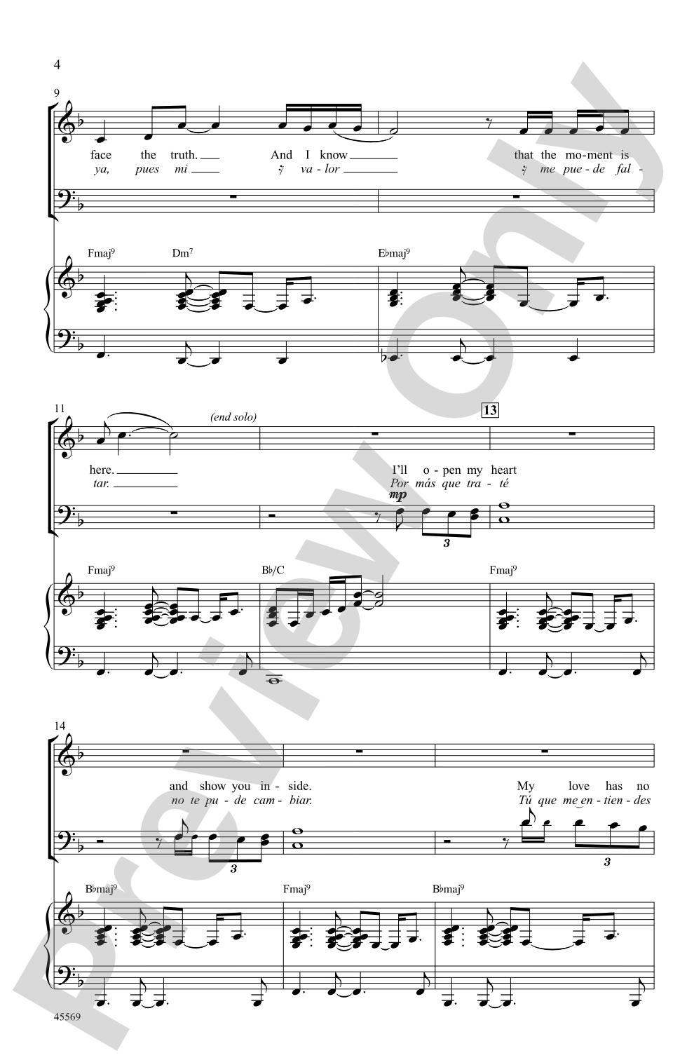 Don't Wanna Lose You: SAB Choral Octavo