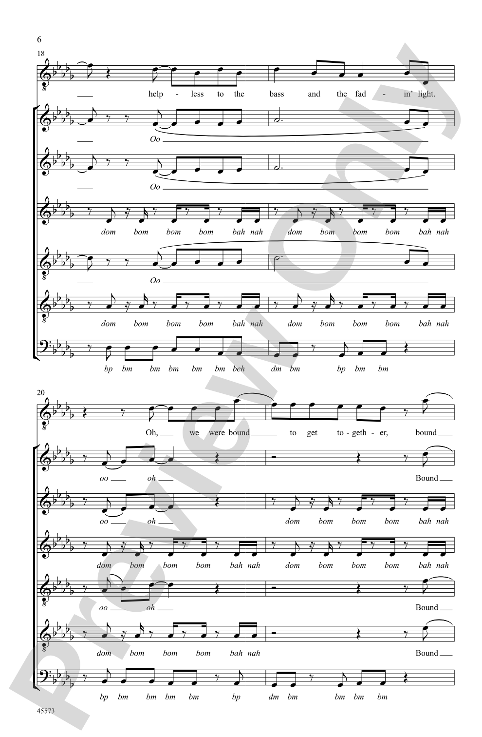 Shut Up and Dance: SATB, <i>a cappella</i> Choral Octavo