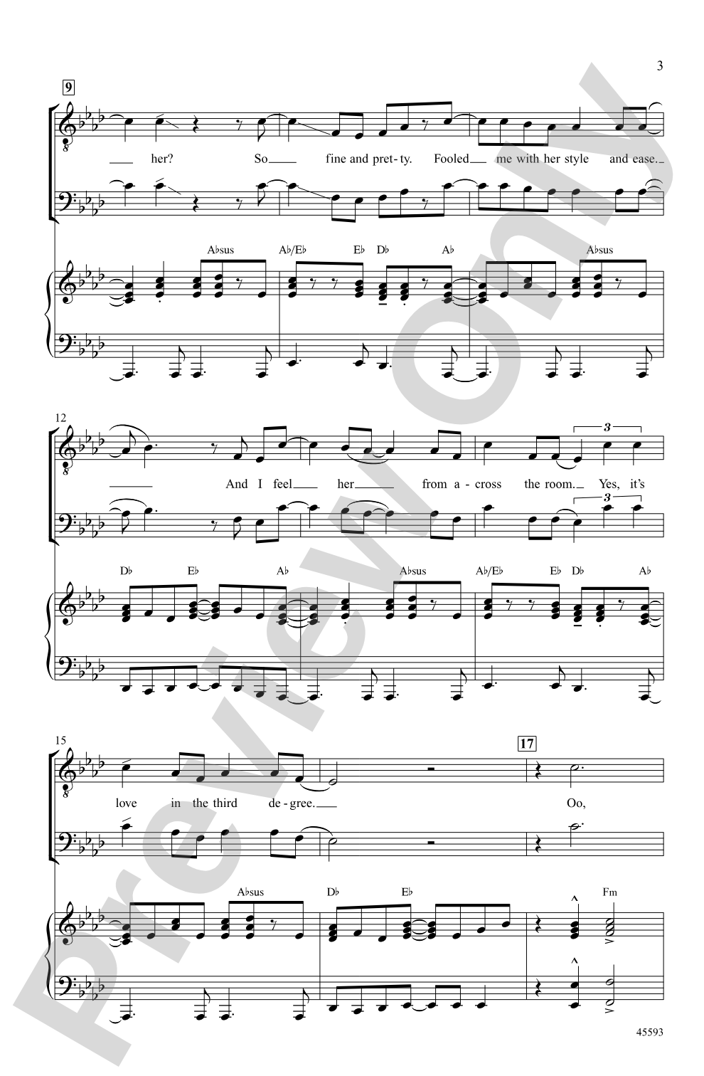 Dance the Night Away: TBB Choral Octavo