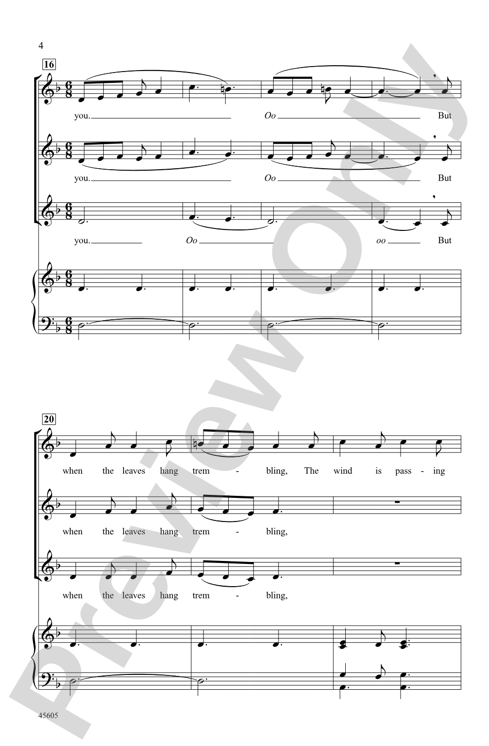 Who Has Seen the Wind?: SSA Choral Octavo