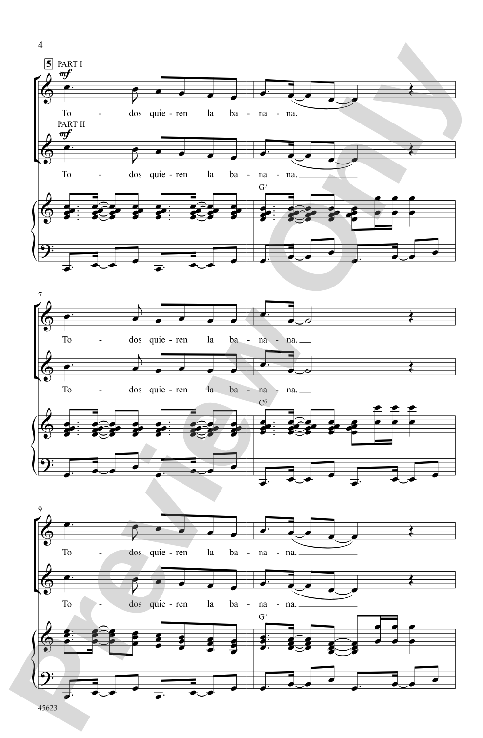 Banana!: 2-Part Choral Octavo